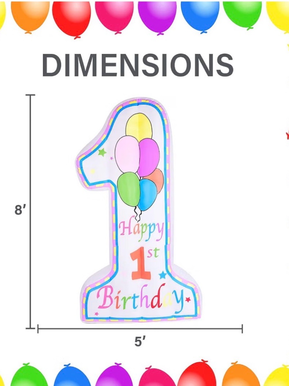 Inflatable For First Birthday - Picture 6 of 9
